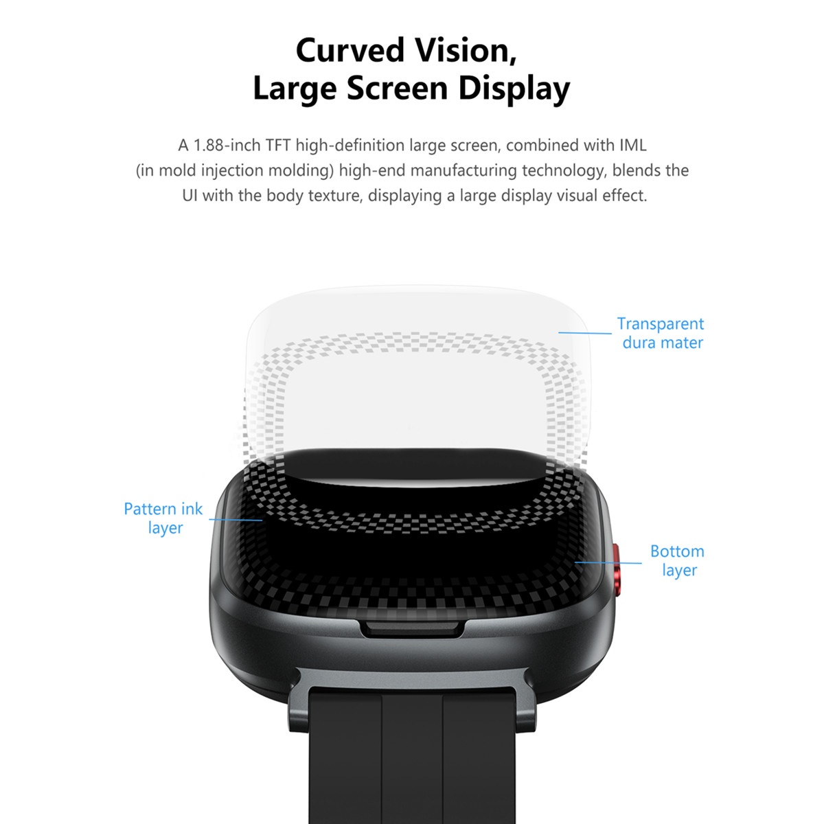 Smart Watch Bluetooth Earphone - Audio Music Track review and price