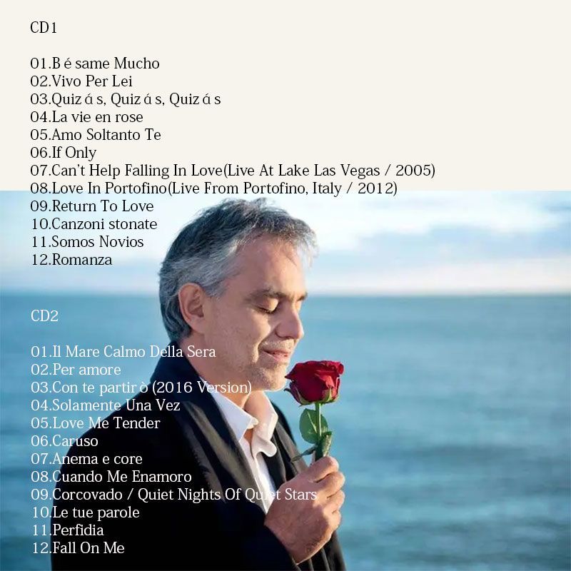 Andrea Bocelli My Love Songs C - Audio Music Songs review and price