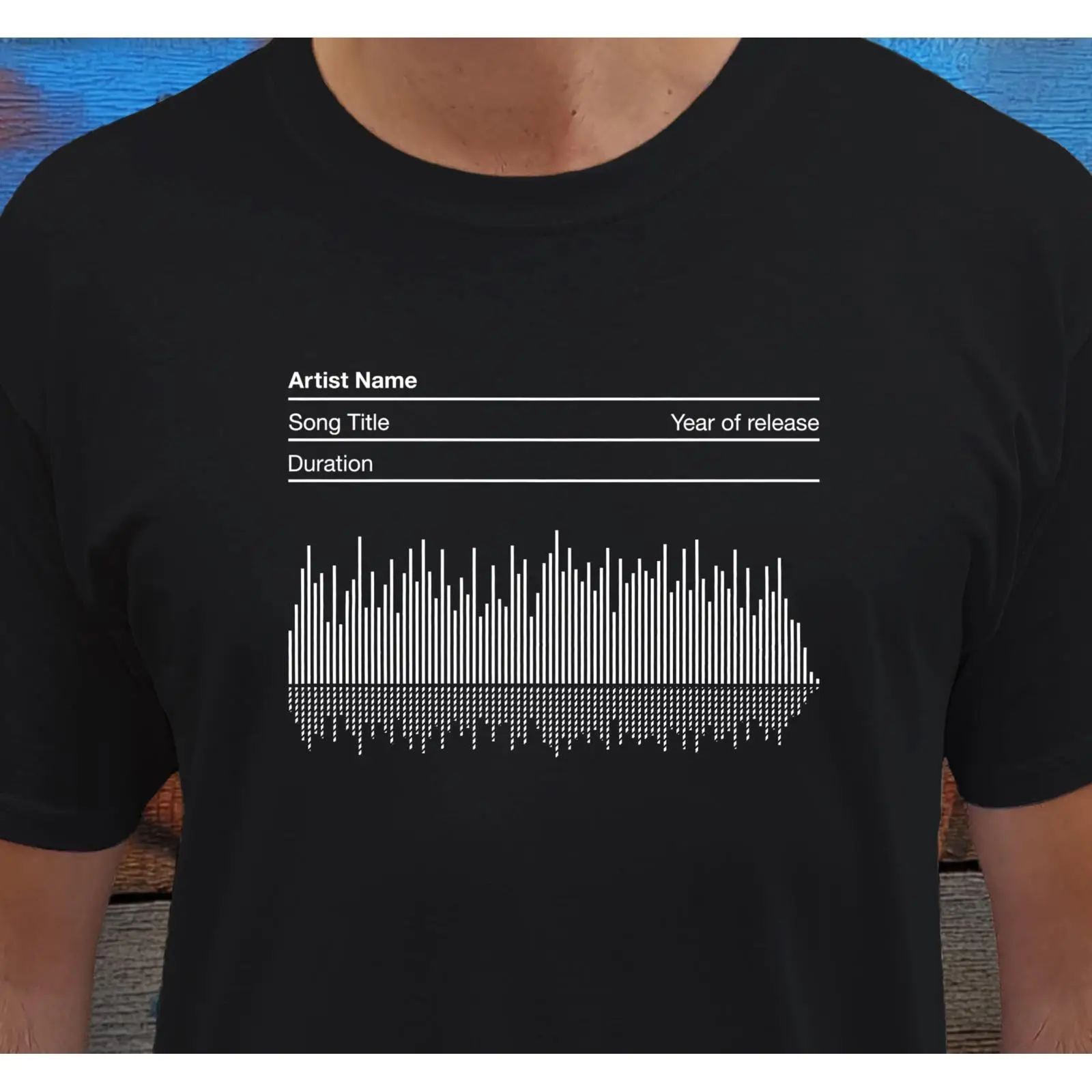 Personalised Soundwave T Shirt - Audio Music Songs review and price