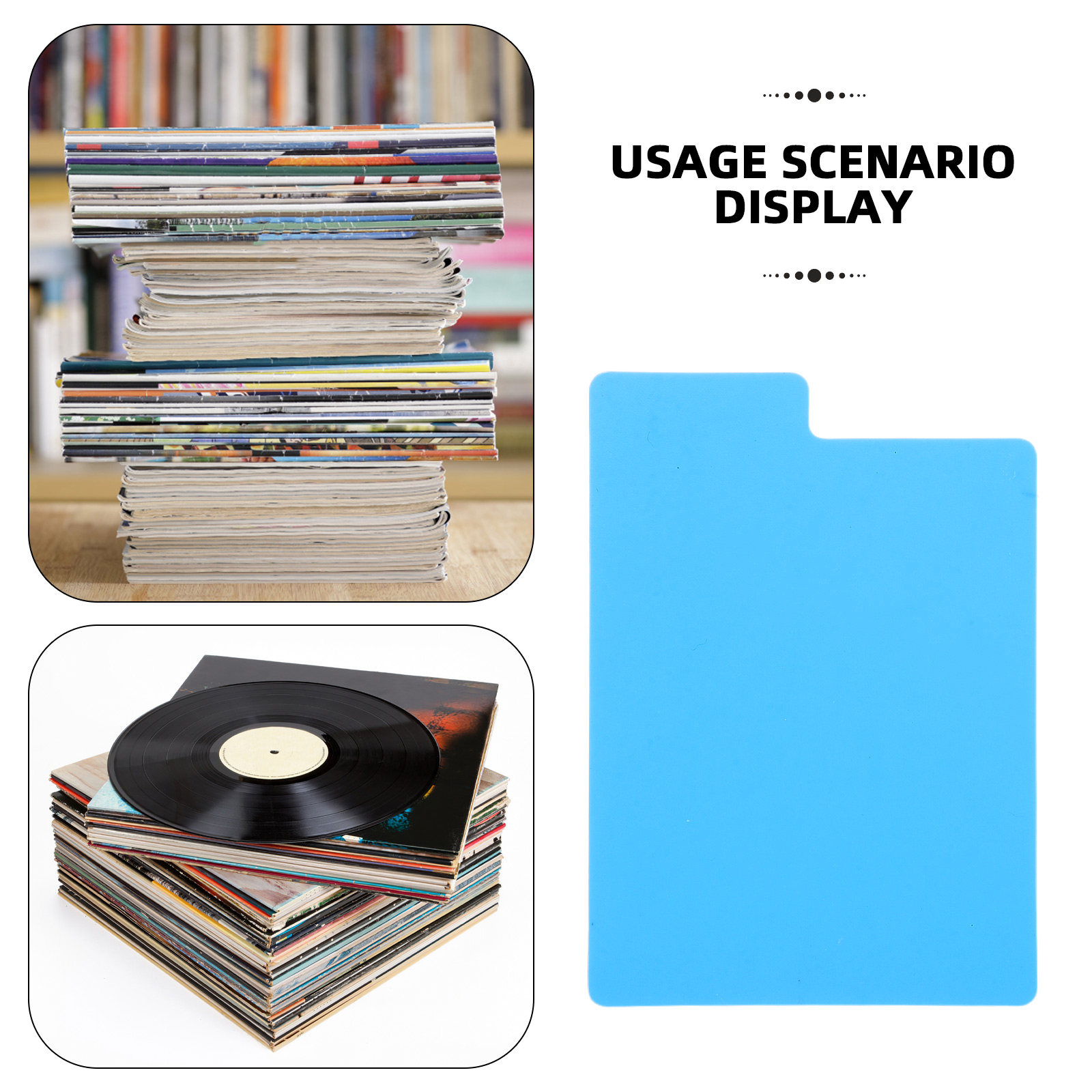 50Pcs Vinyl Record Dividers DI - Audio Music Separate review and price
