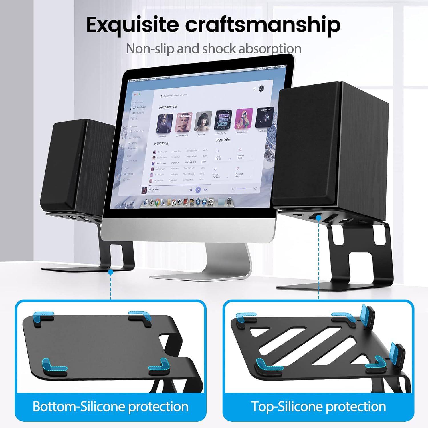 2pcs lot Desktop Speaker Stand - Studio Monitor Speaker review and price