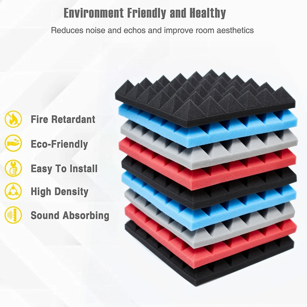12/24Pcs 30x30x5cm Studio Acou - Studio Monitor Speaker review and price