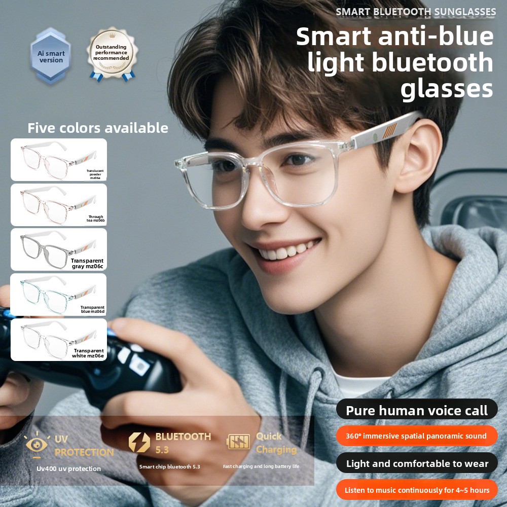Smart bluetooth ai glasses out - Audio Music Songs review and price